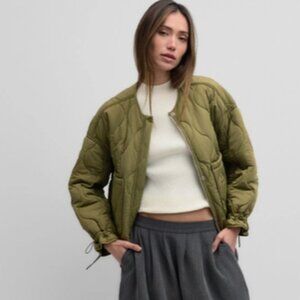 The Kara Quilted Zip Jacket by Mod Ref